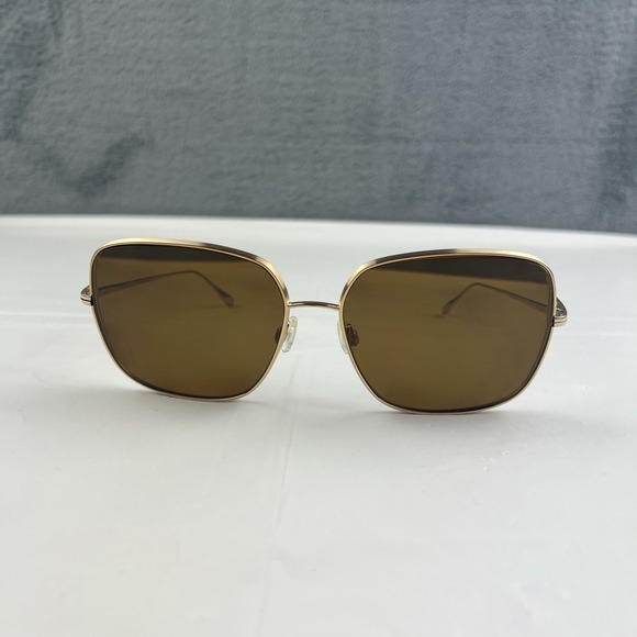 Maui Jim Gold Metal Frame Sunglasses with Brown Lenses - Picture 2 of 16